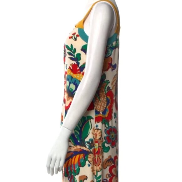 NWOT Tory Burch Wildflower 2012 Resort Collection Multi Ivey Maxi Dress XS $700 - Picture 13 of 14